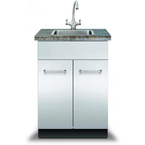 stainless steel outdoor sink cabinet|outdoor commercial stainless steel sink.